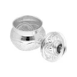Sri Jagdamba Pearls 0.8 Silver Kumkum Dabbi image 4