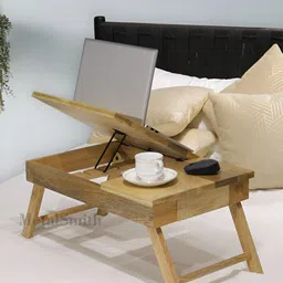 Metalsmith Beige Coloured Mango Wood Study Table-picture-15