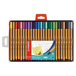 STABILO point 88 Fineliners Pack of 25 - Multicolour-22