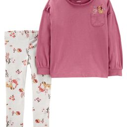 Carter's 2-Piece Pocket Jersey Tee & Legging Set - Multicolour-image-60