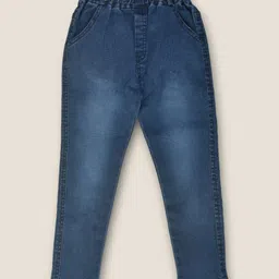 Kiwi Denim Woven Mild Washed Jeans - Blue-picture-0