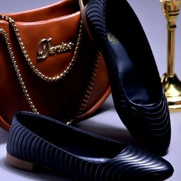 Shoetopia Textured Ballerinas - Black-image-66