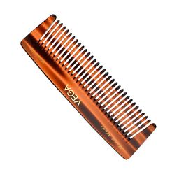 VEGA HMC-05 Handmade Tortoise Shell Dressing Hair Comb - Brown-31