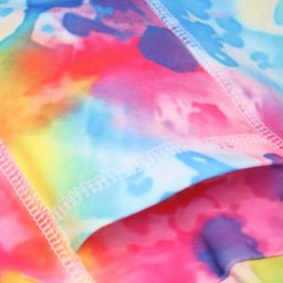 Pine Active Knit Full Length Super Stretch Leggings With Abstract Print - Multicolor image 3
