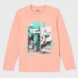 Fame Forever by Lifestyle Boys Graphic Printed Round Neck Cotton T-shirt-image-49