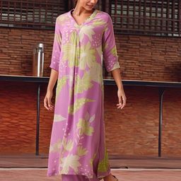 GoSriKi Women Printed Regular Kurta with Palazzos-19