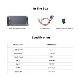 Nextion Enhanced NX3224K024 2.4” HMI Touch Display image 3