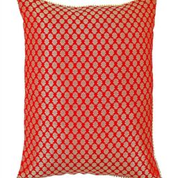 MERA HAAT Maroon Ethnic Motifs Square Cushion Covers-image-91