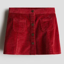 H&M Corduroy A-Line Skirt-image-61