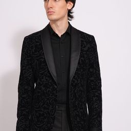 SELECTED Self-Design Slim-Fit Single-Breasted Party Blazer-47