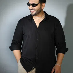 Instafab Plus Men Comfort Opaque Casual Shirt-image-31
