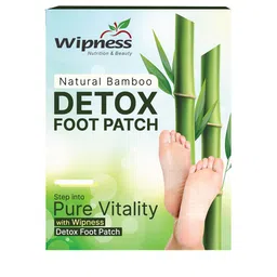 Wipness Natural Bamboo Detox Foot Patches - 10 Pcs-image-70