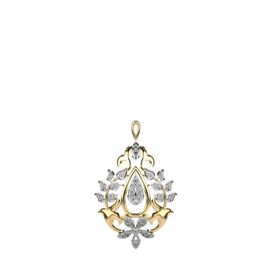 VALANOVA Women 18 Kt Yellow Gold & Certified Lab Grown Diamond Pendant 4.23 gm-image-85