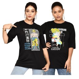 RAPL Women Typography 2 Printed Applique T-shirt-image-28