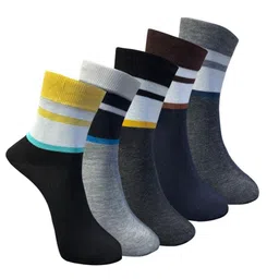 HRX by Hrithik Roshan Pack Of 5 Patterned Above Ankle Length Socks-24