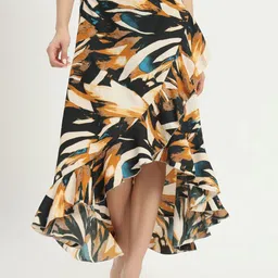 OTABU Women Printed A-Line Midi Skirt-picture-27