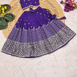 BAESD Girls Embellished Ready to Wear Lehenga &-image-41