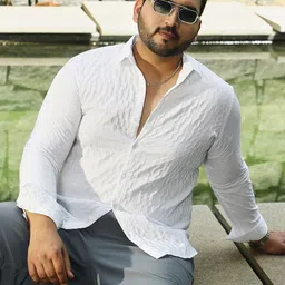 Instafab Plus Men Comfort Opaque Casual Shirt-image-22
