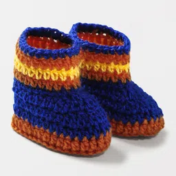 Knits & Knots Ankle Length Booties - Blue-picture-0