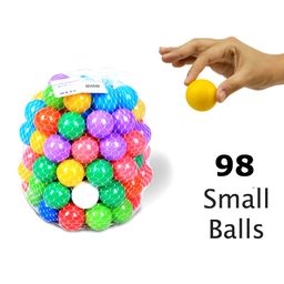 Eevovee Plastic Play Balls Pack of 98 - Multicolour-13