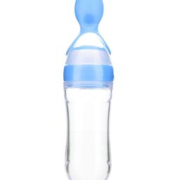 Babyhug Squeezy Silicone Food Feeder- Blue-22