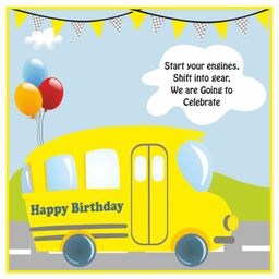 Untumble Wheels on the Bus Happy Bitrthday Backdrop - Yellow-image-72