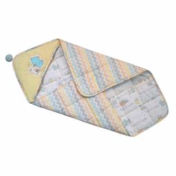 Abracadabra Quilted Hooded Baby Wrapper - Yellow-image-2
