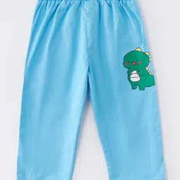 Kookie Kids Full Length Lounge Pants Dino Print - Blue-picture-35