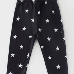 Kookie Kids Full Length Lounge Pant Star Print - Black-image-6