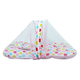 VParents Mite Baby Bedding Set with Mosquito Net and Pillow - Polka Dots-20