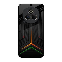 QRIOH Geometric Printed Realme P3 Pro 5G Glass Back Case-picture-14