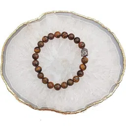 VIBESLE Unisex Brown Buddha Beads Charm Bracelet-picture-33