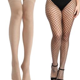 NESKA MODA Beige Sheer Stockings-picture-18