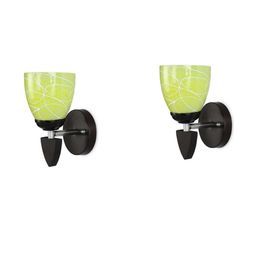 SOMIL Yellow Glass Cylinder Wall Lamps-image-52