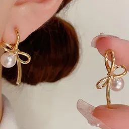 AKISON JEWELS Women Gold Earrings-47