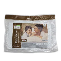 Recron Certified White 2 Pieces Cotton Filled Cotton Ultra Soft Sleep Pillow-43