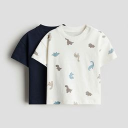H&M 2-Pack Cotton T-shirts-image-80
