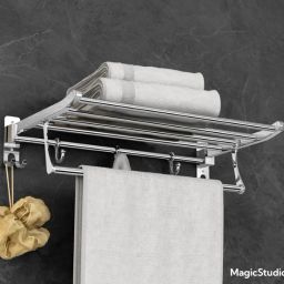 ROUND_FOLDING_TOWEL_RACK_18INCH SILVER Towel Holder-image-79