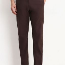 Allen Solly Men Solid Slim Fit Trousers-picture-38