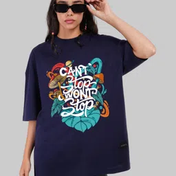 Underrated Club Women Printed Hooded Bio Finish T-shirt-picture-23