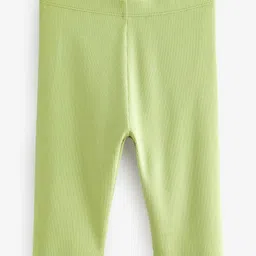 NEXT Girls Ribbed Cropped Leggings-image-41