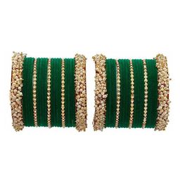 Chura king Set Of 42 Gold-Plated Bangles-image-93