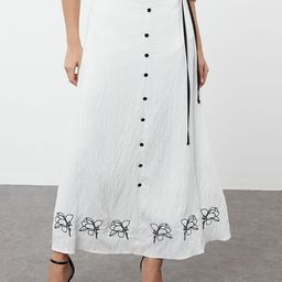 Trendyol Flared Maxi Skirts-image-6