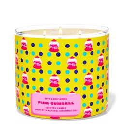 Bath & Body Works Pink Bubblegum 3-Wick Candle with Essential Oils - 411 g-image-80