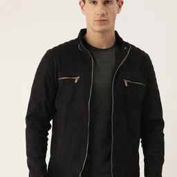 Leather Retail Men Suede Lightweight Tailored Jacket-picture-24