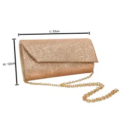 Vritraz Embellished Envelope Clutch image 5