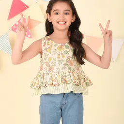 Fabindia Floral Print Cotton Top-image-51