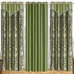 214 cm (7 ft) Polyester Room Darkening Door Curtain (Pack Of 3)-image-88