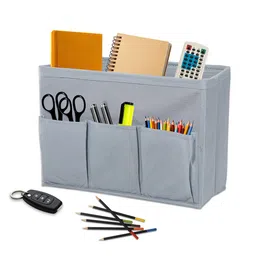 Kuber Industries Grey Stationary Desk Organiser-27