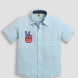ZIP ZAP ZOOP Boys Standard Opaque Checked Casual Shirt-42
